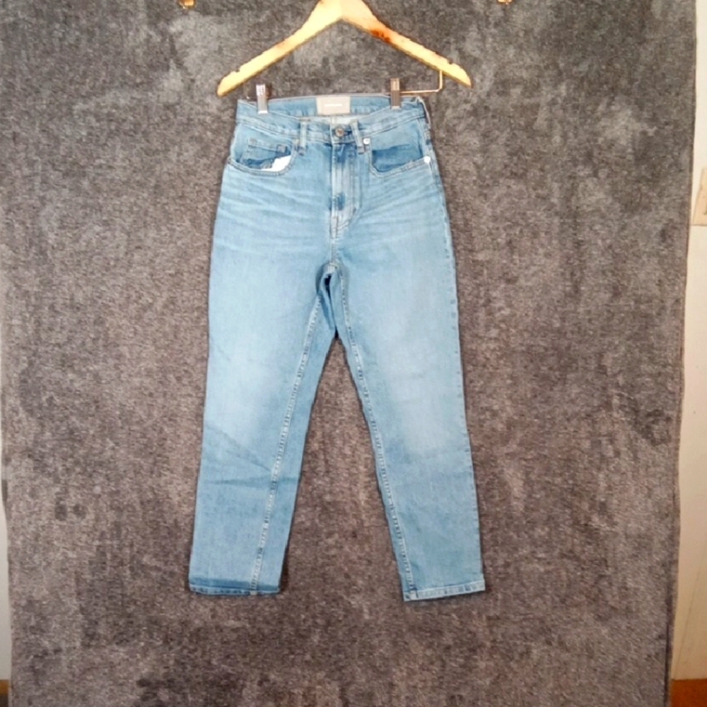 Everlane High Rise Blue Jeans Ankle Lenght Womens Blue Denium Size 26